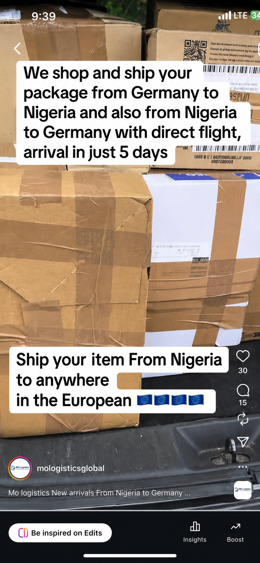 MO Logistics Germany delivery reel thumbnail